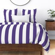 28 Grape- Vertical Stripes- 4 Inches- Awning Stripes- Cabana Stripes- Petal Solids Coordinate- Violet- Purple- Lavender- Halloween- Extra Large