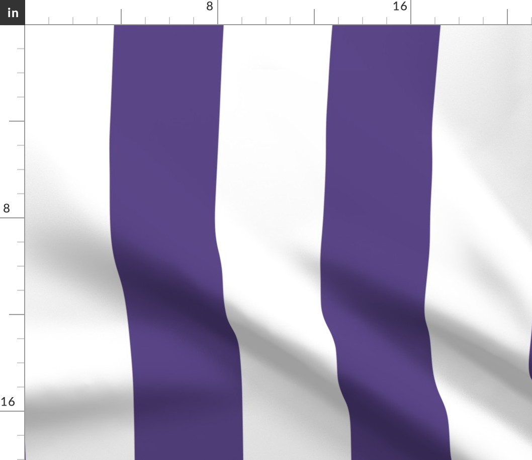 28 Grape- Vertical Stripes- 4 Inches- Awning Stripes- Cabana Stripes- Petal Solids Coordinate- Violet- Purple- Lavender- Halloween- Extra Large