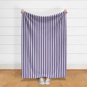 28 Grape- Vertical Stripes- 1 Inch- Awning Stripes- Cabana Stripes- Petal Solids Coordinate- Violet- Purple- Lavender- Halloween- Medium