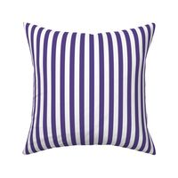 28 Grape- Vertical Stripes- Half Inch- Awning Stripes- Cabana Stripes- Petal Solids Coordinate- Violet- Purple- Lavender- Halloween- Small