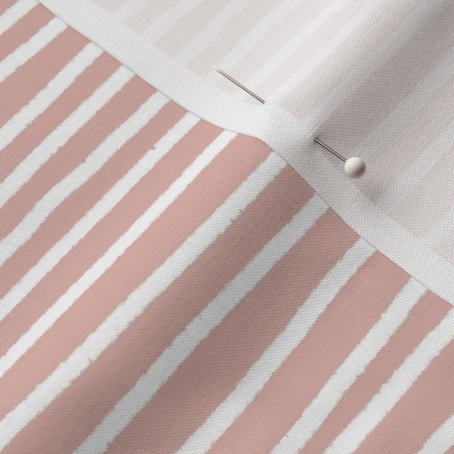 Sketchy Stripes // Boho Light Peach