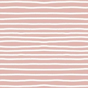 Sketchy Stripes // Boho Light Peach