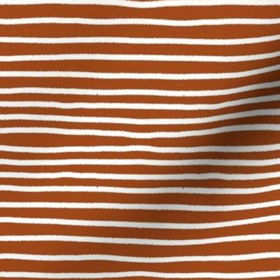 Sketchy Stripes // Raw Sienna