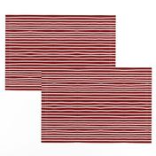 Sketchy Stripes // Crimson