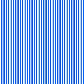 31 Cobalt Blue- Vertical Stripes- Quarter Inch- Awning Stripes- Cabana Stripes- Petal Solids Coordinate- Bright Blue- Electric Blue- Extra Small
