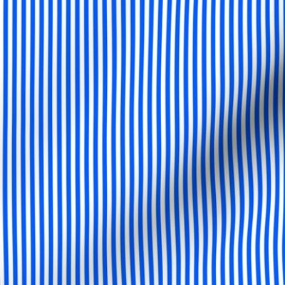 31 Cobalt Blue- Vertical Stripes- 1/8 Inch- Awning Stripes- Cabana Stripes- Petal Solids Coordinate- Bright Blue- Electric Blue- Mini