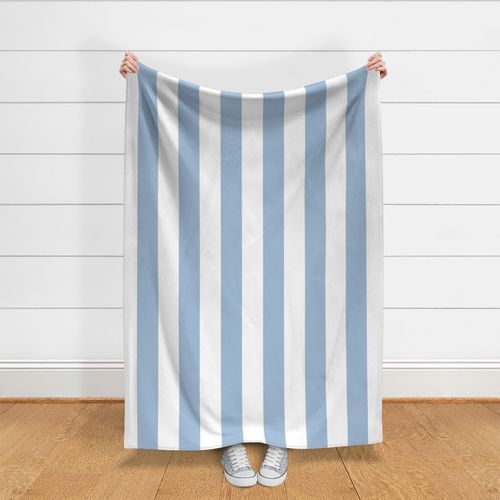 33 Sky Blue- Vertical Stripes- 4 Inches- Awning Stripes- Cabana Stripes- Petal Solids Coordinate- Pastel Blue- Soft Blue- Coastal- Neutral- Extra Large