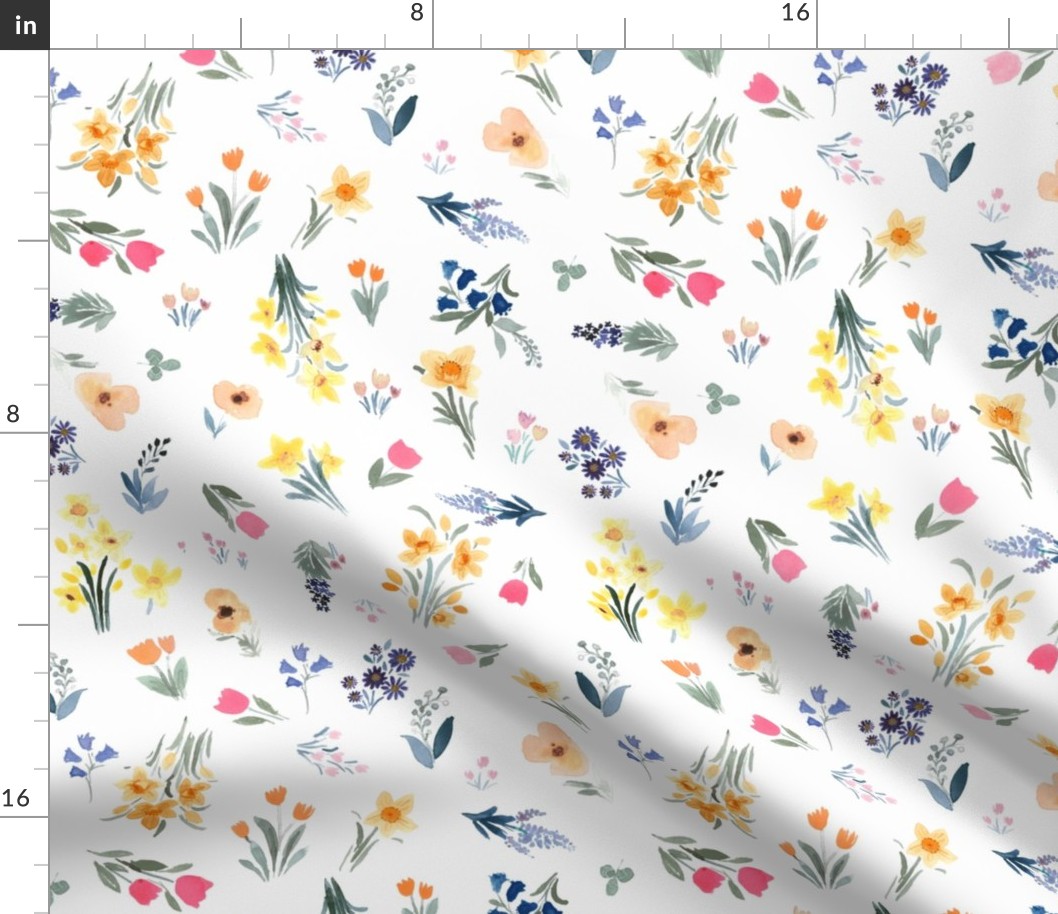 Grace Spring floral bright 11in