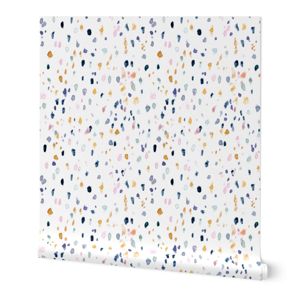 confetti rain - white 6in