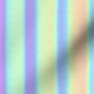 Trippy Vaporwave Gradient Stripes in Iridescent Rainbow Pastel (Large Scale)