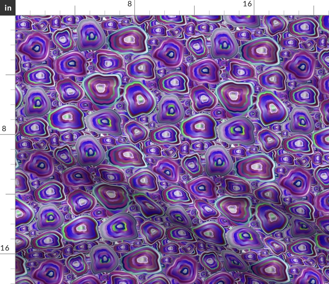 agate mosaic in violet
