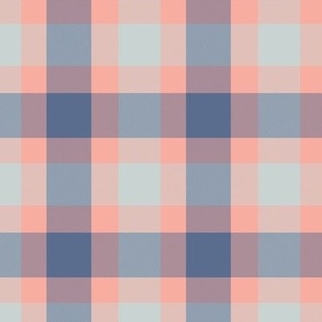 Tartan Plaid in Pink and Blue