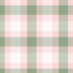 Cute Pink and Green Tartan Classic Plaid Grid