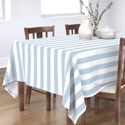 34 Fog Blue- Vertical Stripes- 2 Inches- Awning Stripes- Cabana Stripes- Petal Solids Coordinate- Pastel Blue- Soft Blue- Coastal- Neutral- Large