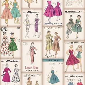 Vintage Sewing Patterns 1950s