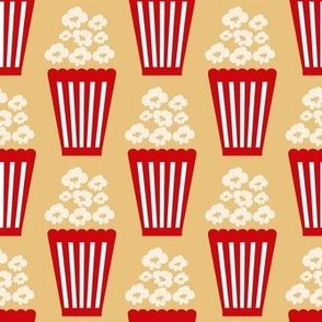 Medium Scale Movie Night Popcorn on Gold