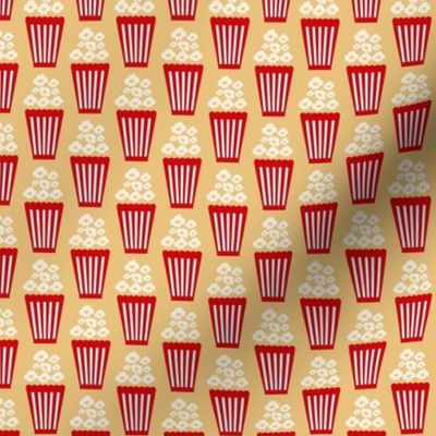 Small Scale Movie Night Popcorn on Gold