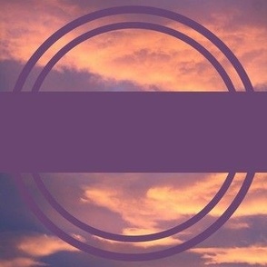 Circle Stripe Sunset