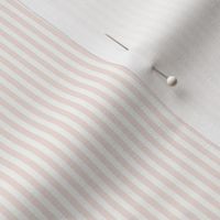 Traditional Pinstripe in Pale Blush/Light Ivory