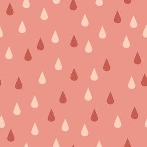 Medium // Dewdrops Gather: Raindrop Coordinate - Blooming Dahlia Pink