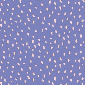 Medium // Scattered Seeds: Dashes & Dots Blender - Deep Periwinkle Purple