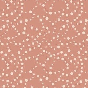 Medium // Trail Crossing: Abstract Dot Blender - Muted Clay Pink