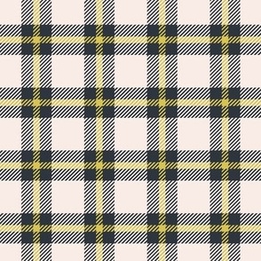 Pink, Blue, and Yellow Plaid Tartan