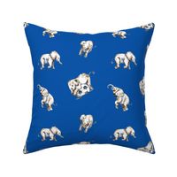 Four Elephants Blue