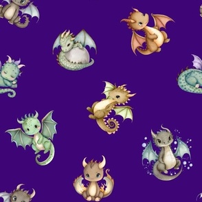 Dragons Galore Purple