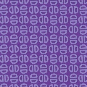 Letter D Alphabet Print Purple