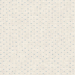Emma's Dots - Blue Linen