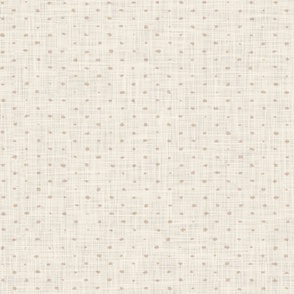 Emma's Dots - Sand Linen