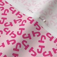 LetterJ Alphabet Print Pink