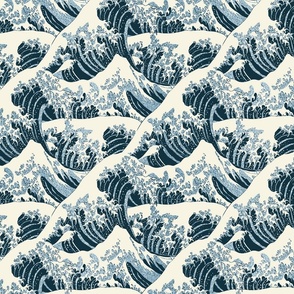 Hokusai Great Wave off Kanagawa-medium- reconstructed original artwork 