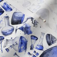 Watercolor Chemistry Set - Blue