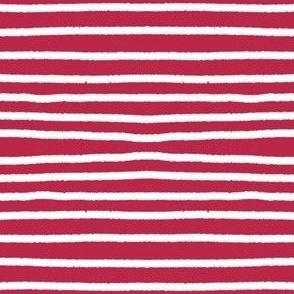 Sketchy Stripes // Viva Magenta