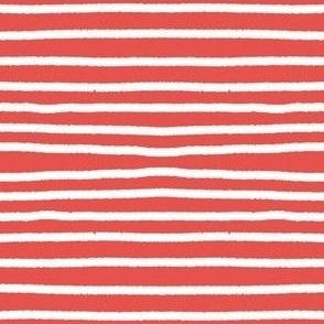 Sketchy Stripes // Cherry