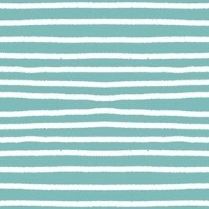 Sketchy Stripes // Seaglass