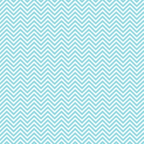 chevron pinstripes sky blue