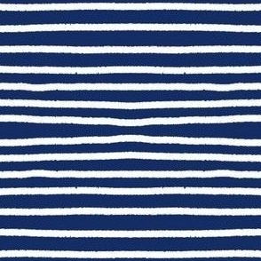 Sketchy Stripes // Deep Sea
