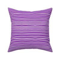 Sketchy Stripes // Medium Vibrant Purple