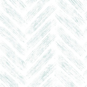 chevron brush stroke - sea glass color - herringbone wallpaper - coastal green wallpaper