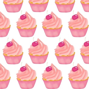 Pink  Cupcake Pattern