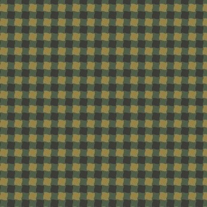 Groovy Gingham Peat & Pine - XS scale