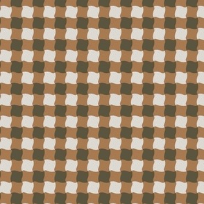 Groovy Gingham Rusty - Small scale