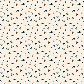 Pebbles Cream/Teal - Medium