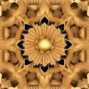 Royal Gold Mandala