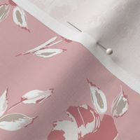 Felicity floral, pink and taupe
