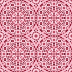 Mandala Tile (Pink)