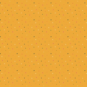 Gold Polka Dots - Small Scale